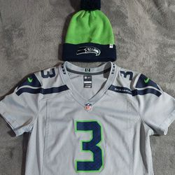 Seahawks (M) Women's Jersey And Beanie 