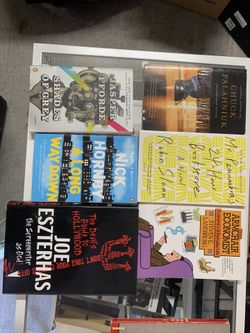 Books-  Fiction And Nonfiction Palahniuk Hornsby And More