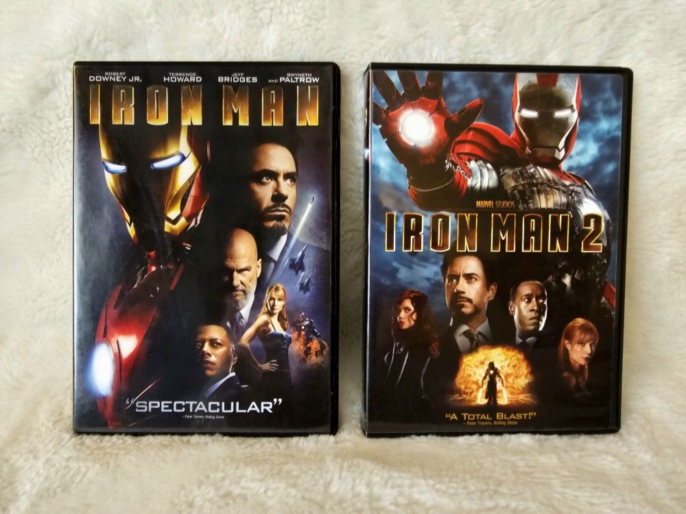 Iron Man DVD & Iron Man 2 DVD