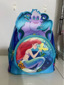 Brand New Glow-in-the-Dark Little Mermaid Mini Backpack (Retails $89)