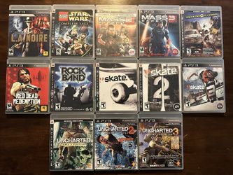 PlayStation 3 bundle or individual items - hardware backwards compatible  with PS2, PS2 memory card adapter, controllers, many games to choose from.  for Sale in Corral De Tie, CA - OfferUp