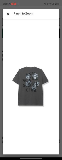 Anti Social Social Club Bat Emoji Tee 2xl