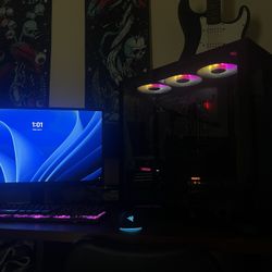 GAMING PC BUNDLE: pc, monitor, mouse & keyboard