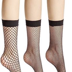 3 pair of Sheer  Fishnet Stocking/Socks