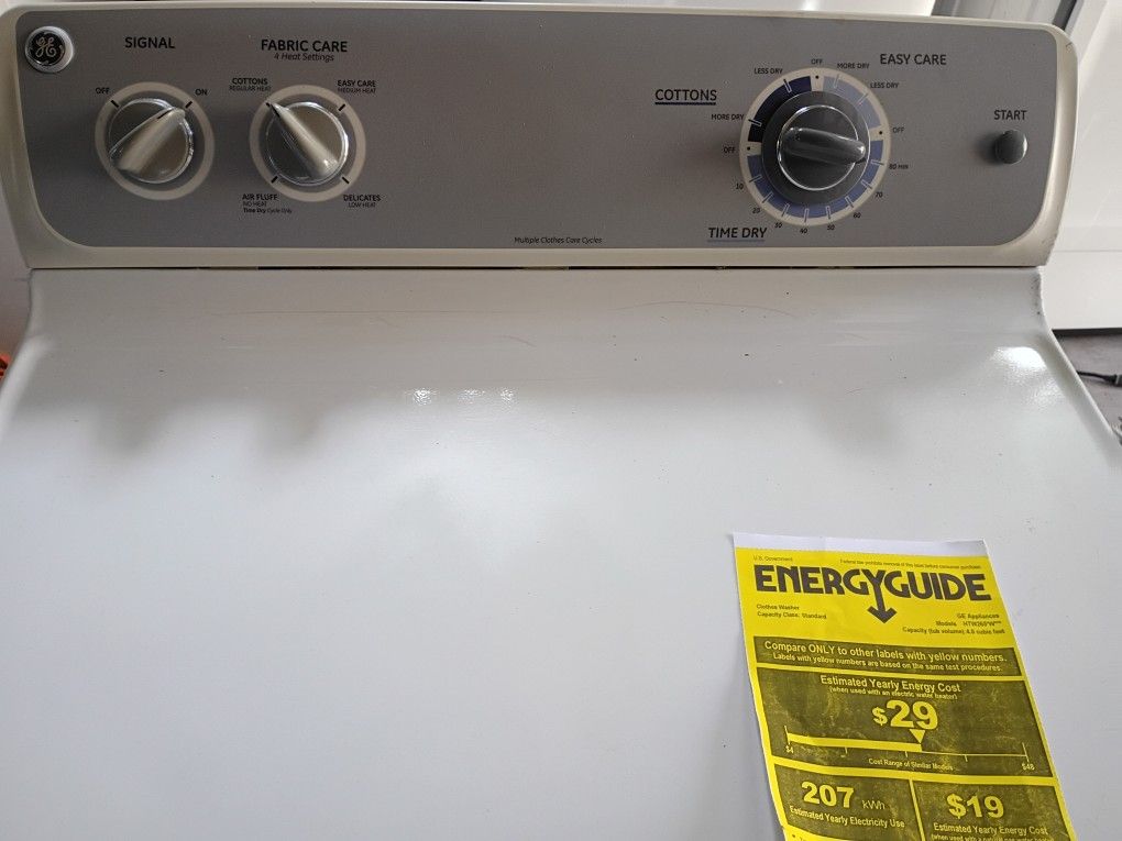 Nice GE Electric Dryer Works Well Delivery Available Timer Little Off Still Works Great 