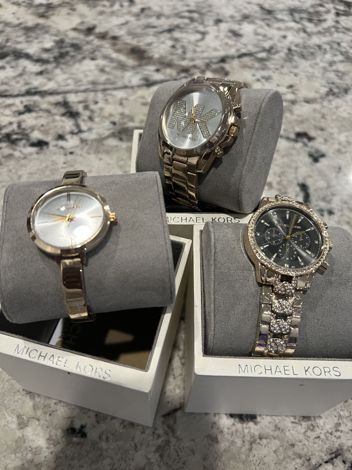 Gold Color Watches MK $50 Each