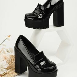Black Platform High heels 