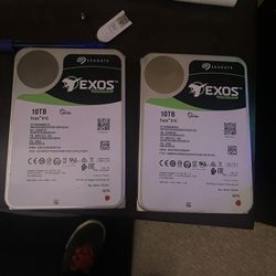 10TB Exos X16 Hard Drive (Price Is For One)