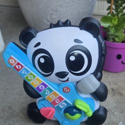 Fisher-Price Baby Learning Toy Link Squad Jam & Count Panda with Music & Lights