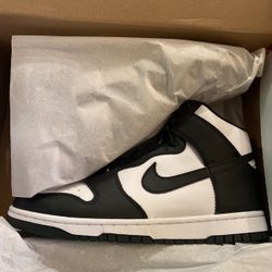 Nike Dunk Hi Retro / White & Black