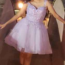 Dama Light Purple Dress Sz 8/Med