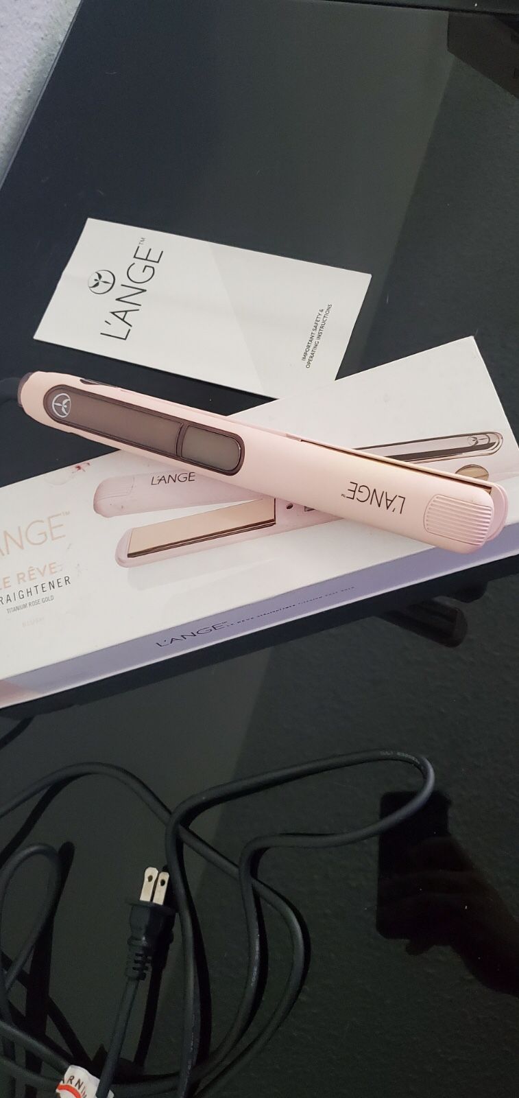 LANGE- Le Reve Straightener (Pink)