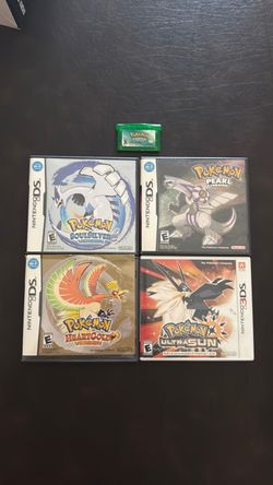 Pokémon Game Bundle – Emerald, SoulSilver, Pearl, HeartGold, Ultra Sun