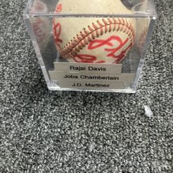 Arod 3K Game Team Signed Yankees Detroit Tigers Babe Ruth Rawlings Baseball COA