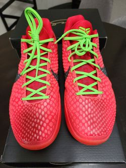 KOBE VI PROTRO "REVERSE GRINCH" (SIZE 11) New Condition Literally 100% Authentic Guaranteed [Read Description]