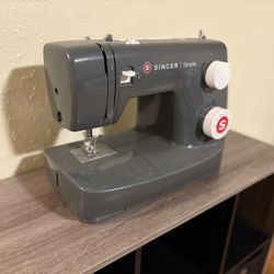 Gray Singer Simple Sewing Machine 
