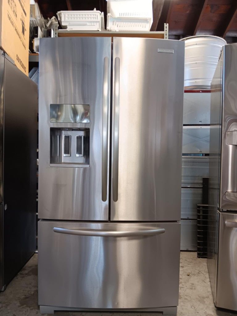KITCHENAID FRENCH DOOR STAINLESS STEEL REFRIGERATOR