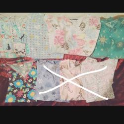 Scrub Tops Size Large 