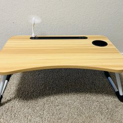 Foldable Laptop Table with Cup Holder