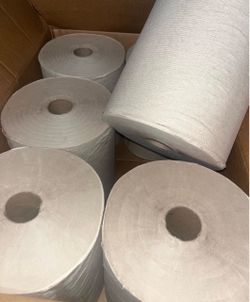 Box of 6 🔥enmotion 10 inch paper rolls soft paper towels color brown $50 firm on price