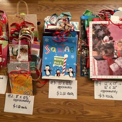 Assorted Christmas Gift Bags