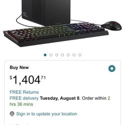 Omen Victus Gaming PC + Curved Monitor & Gaming Laptop 