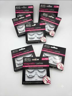Ardell Magnetic False Eyelashes, Double Demi Wispie Black Fake Lashes, 2 pairs
