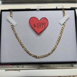Gold Figaro Chain 14k 19.7g 26in