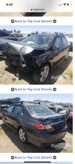 Corolla Partes 2011 2012 2013 2014 2015