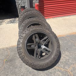 Set Of Tires And Wheels 