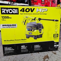 Ryobi 40V HP Brushless Pressure Washer 1200 PSI