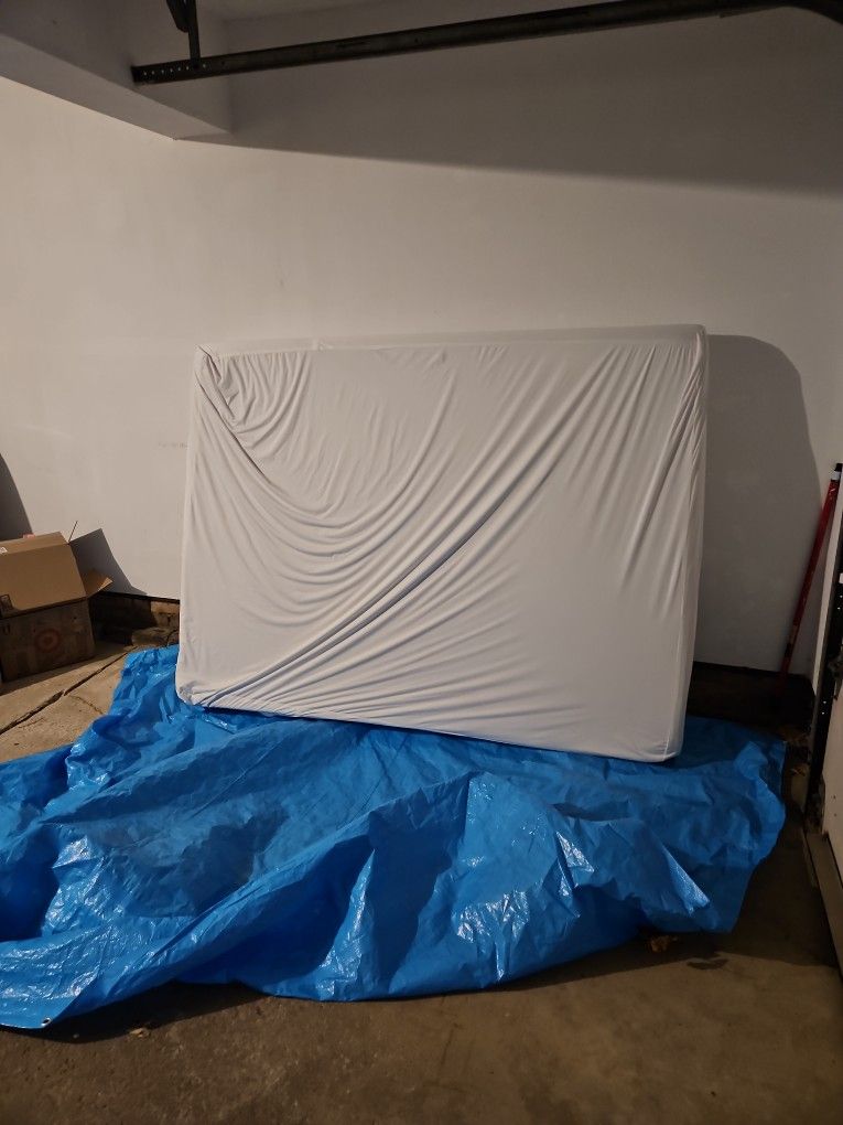 Queen Mattress With Protector(Nearly New)