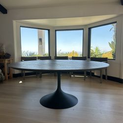 RH Aero Round Dining Table (72") (Estate Sale)