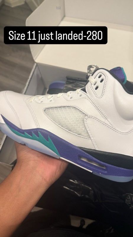 Jordan 5 Grape
