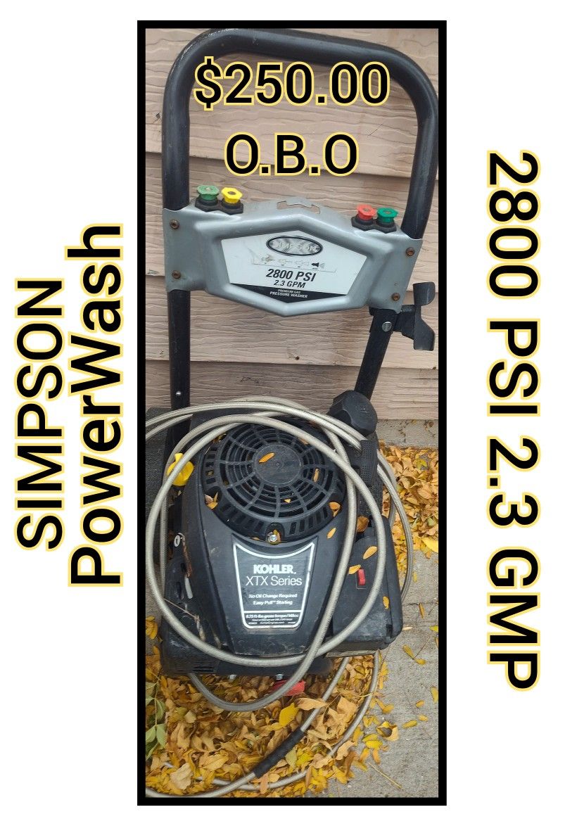 Simpson PowerWash 2800 PSI