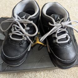 Boys' Shoes Size 8c Black/White-Wolf Grey