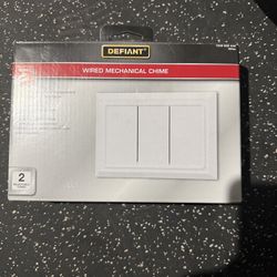 Wired mechanical chime