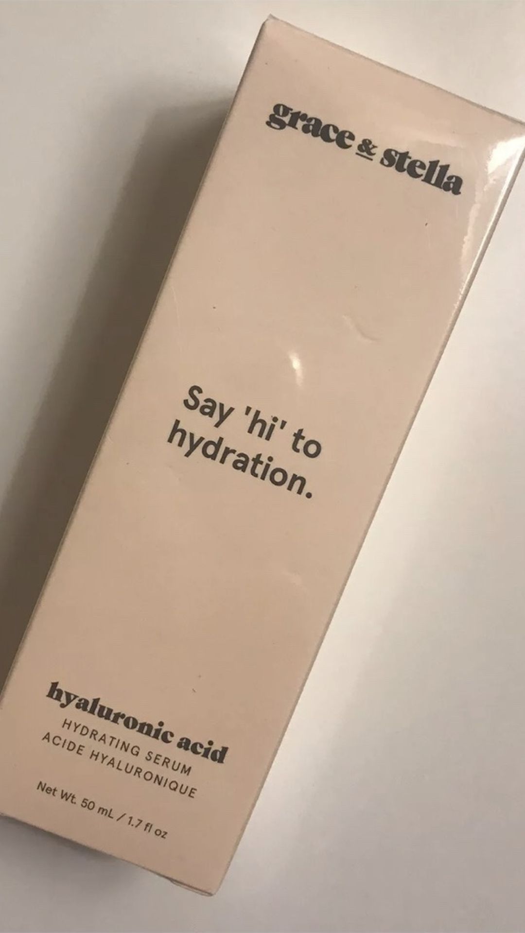 Grace and Stella Say 'hi' to Hydration! 50ml Hyaluronic Acid Hydrating Serum! NEW!