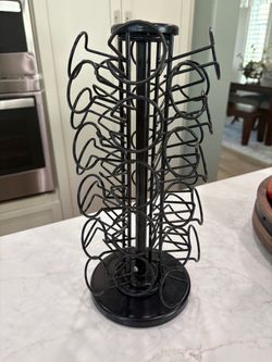 Keurig metal coffee pod spinner rack / holder in great condition.