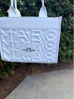 Marc Jacobs The Tote Bag White Monogram