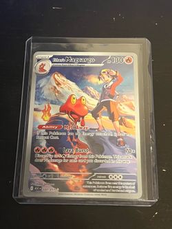 Ethan's Magcargo 222/217 Illustration Rare Ascended Heroes Pokemon Near Mint