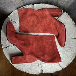 Aquazzura Women’s Heels⭐️ 38.5⭐️100% Authentic ⭐️ Great Condition⭐️ Red Suede