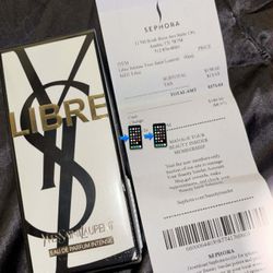 Ysl LIBRE INTENSE With The Receipt 