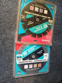 Tile ceramic grinder blade 4 and 4.5" $10