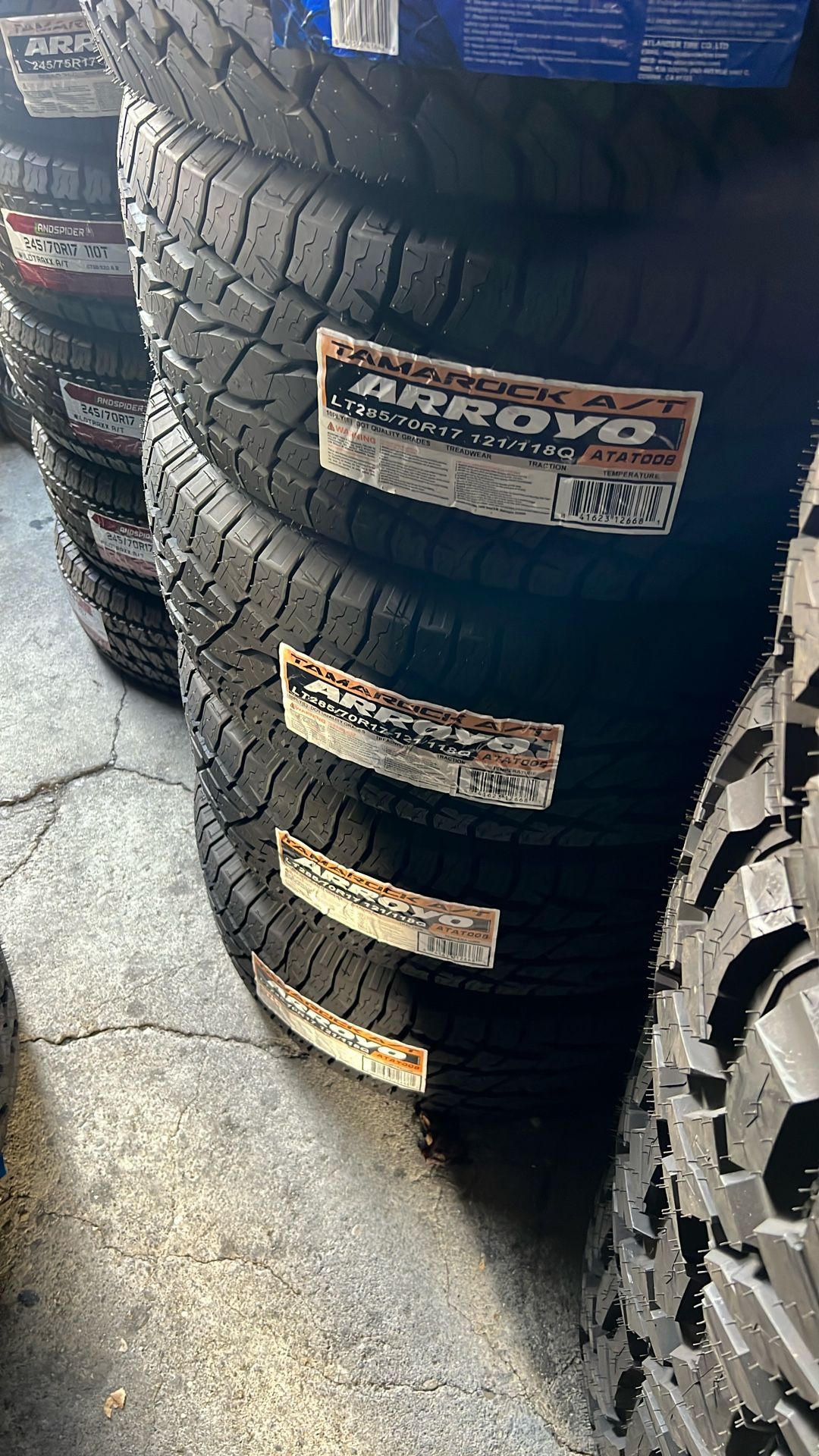 Lt285/70/17 Arroyo New Tires Set Of 4 Installed And Balanced Set De 4 Llantas Instaladas Y Balanceadas