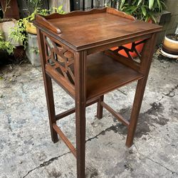 Vintage Early Mid Century Nightstand / Side Table
