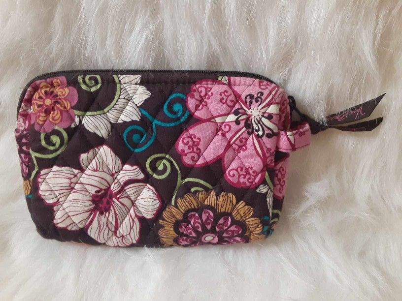 Vera Bradley Small Cosmetic Makeup Zipper Pouch Case