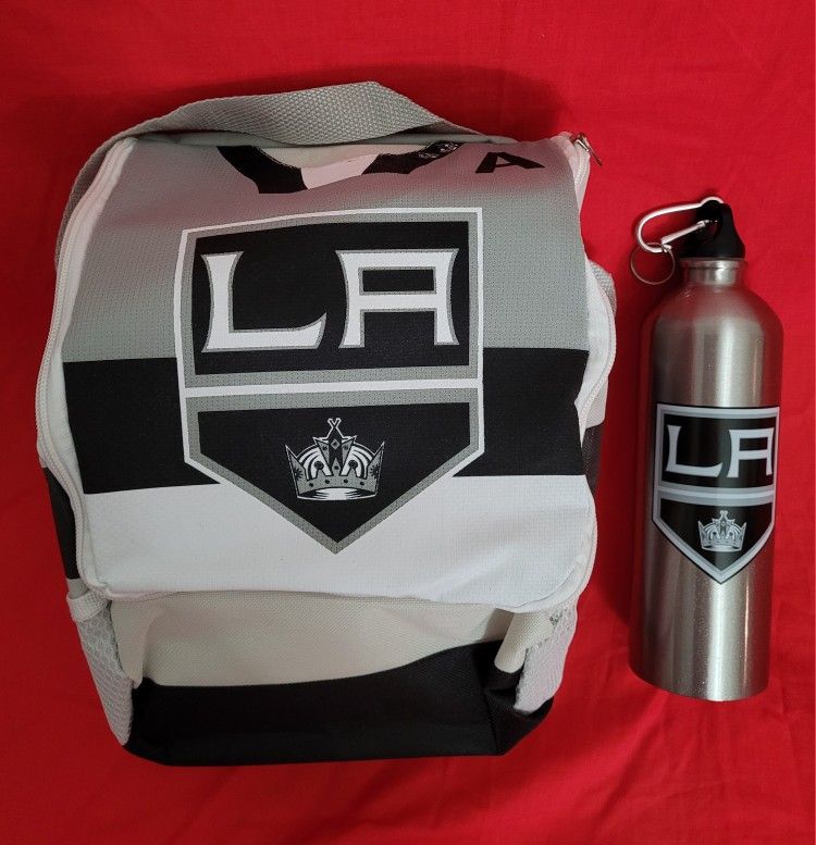 LA Kings Cooler Bag & LA Kings Steel Water Bottle 