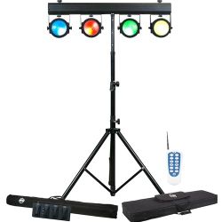 Dotz TPar System Portable Stage LED Lights DJ Lights W/Stand, Bag, Manual