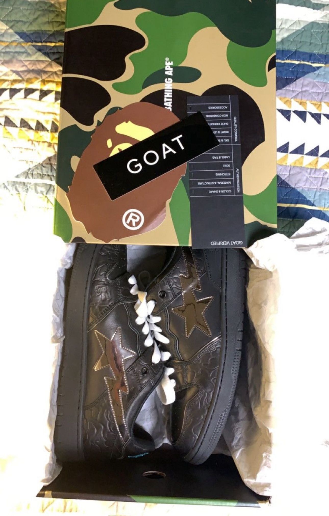 Bape Sk8 Sta “Black Silver”